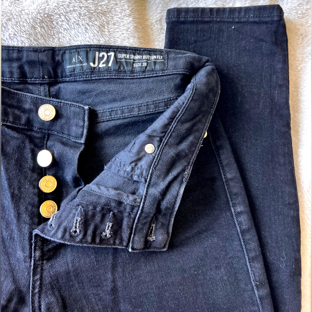 Armani Exchange black jeans